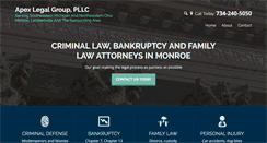 Desktop Screenshot of apexlegalgroup.com